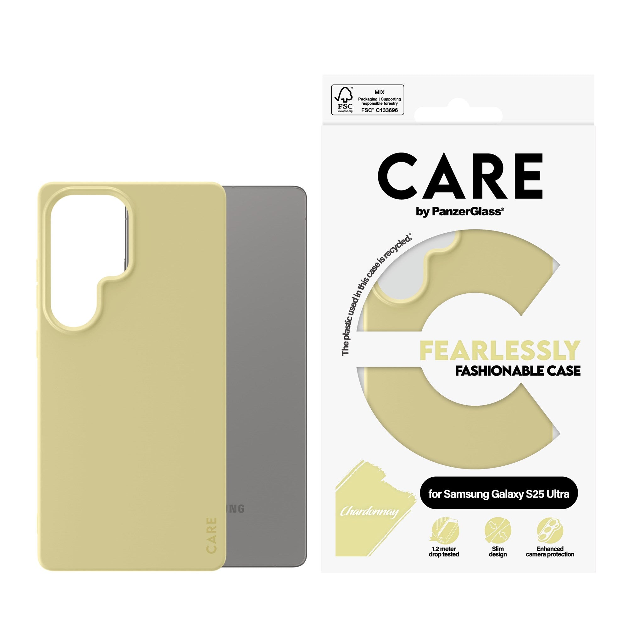 CARE by PanzerGlass® Fashionable Case Chardonnay Samsung Galaxy S25 Ultra